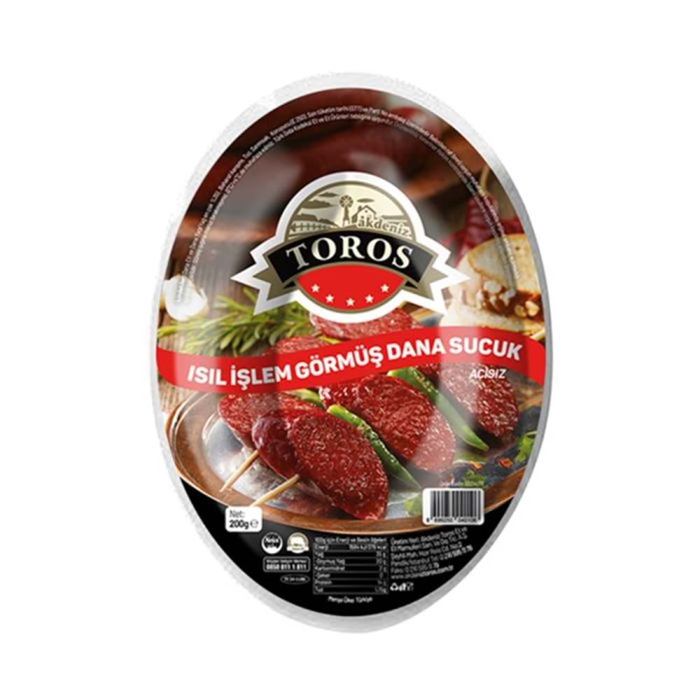 Toros Dana Sucuk 200 Gr Koli(40)