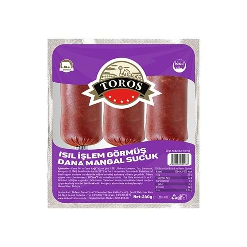 Toros Sucuk Mangal Şöleni 240 Gr