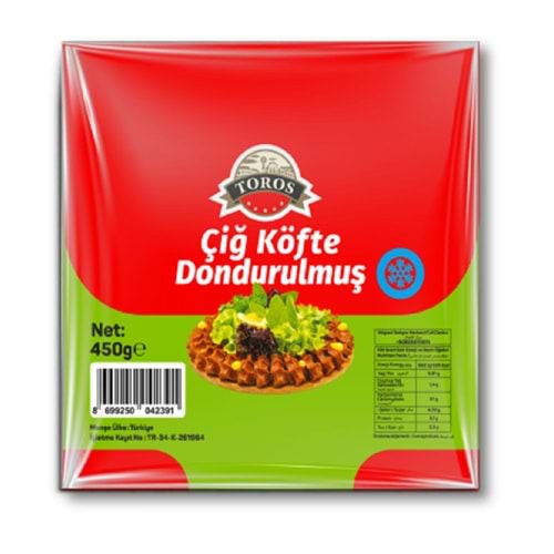 Toros Çiğ Köfte Donuk 450 Gr